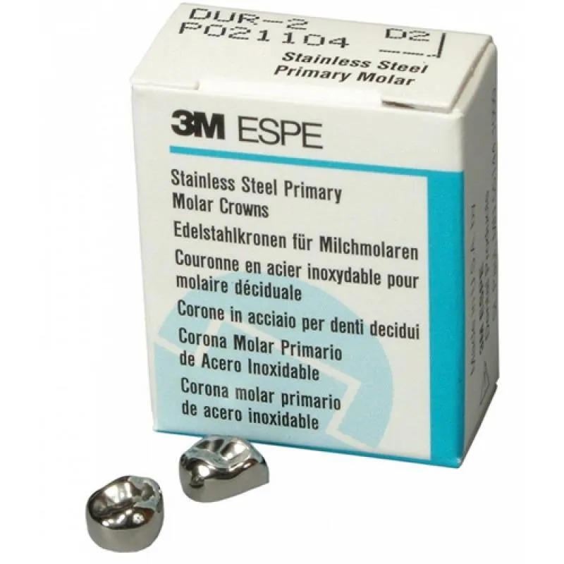 CORONAS ACERO INOXIDABLE NI CHRO PRIMER MOLAR