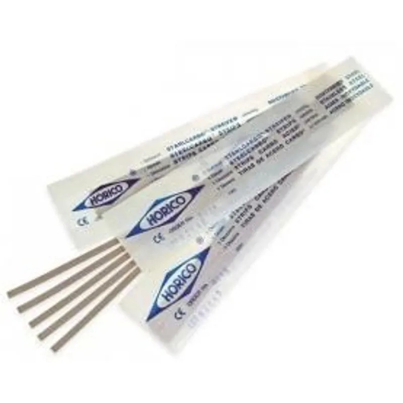 TIRAS HORICO METALICAS C304 - 4MM UN LADO FINAS 12UDS