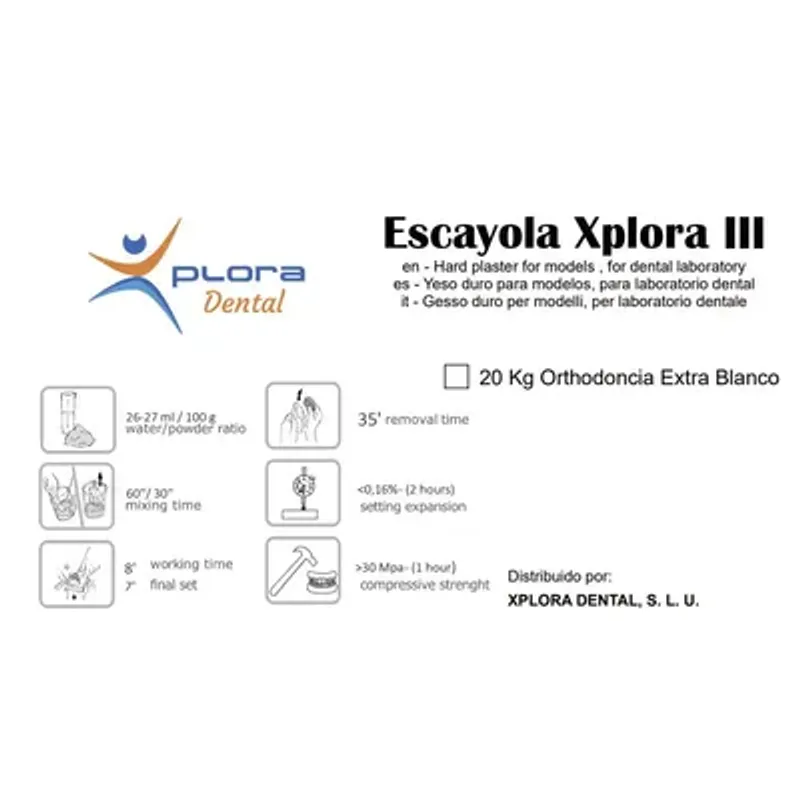 Escayola Bidur Extra White B32030WHFU20 Bidon 20 kgrs