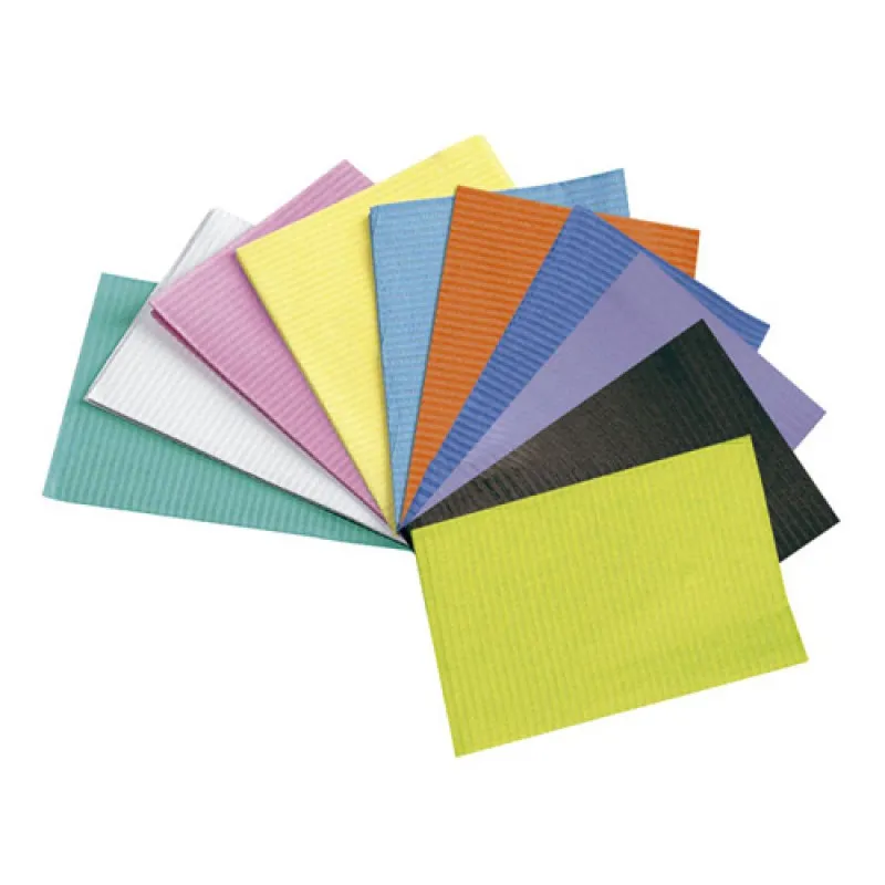 SERVILLETAS BABERO MONOART 500 UDS - ROSAS